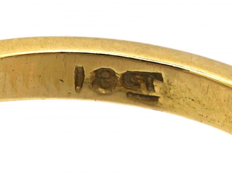 Early 20th Century 18ct Gold Three Stone Diamond Ring