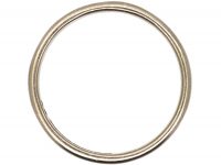 18ct White Gold Wedding Ring By Charles Green & Sons