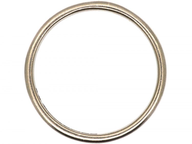 18ct White Gold Wedding Ring By Charles Green & Sons