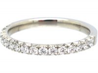 Platinum & Diamond Half Eternity Ring