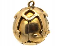 9ct Gold Masonic Ball Pendant