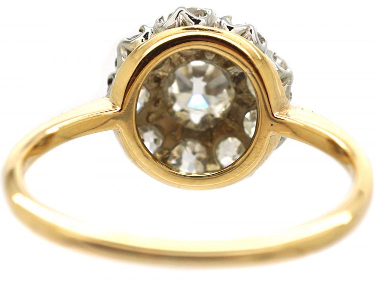 Late Victorian 18ct Gold, Diamond Cluster Ring