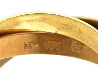 Le Must de Cartier 18ct Gold Russian Wedding Ring