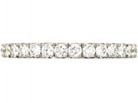 Platinum & Diamond Half Eternity Ring