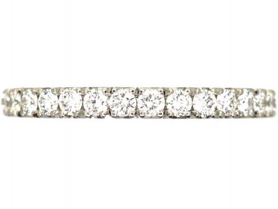 Platinum & Diamond Half Eternity Ring