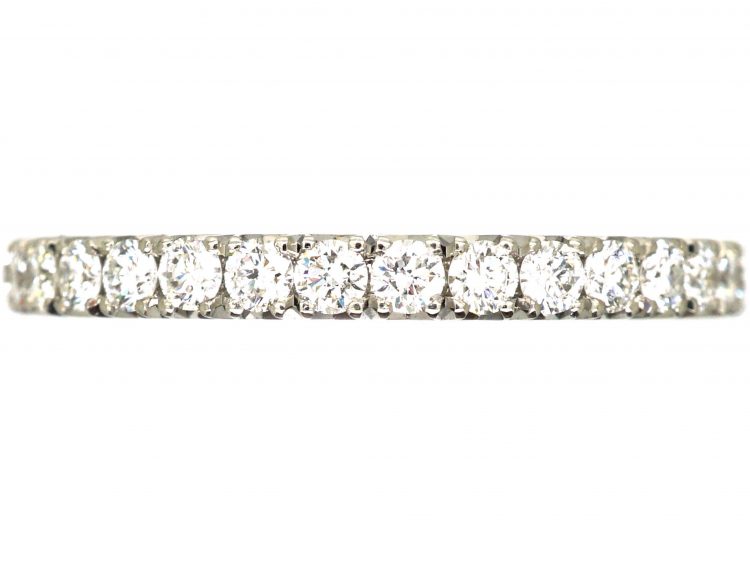 Platinum & Diamond Half Eternity Ring