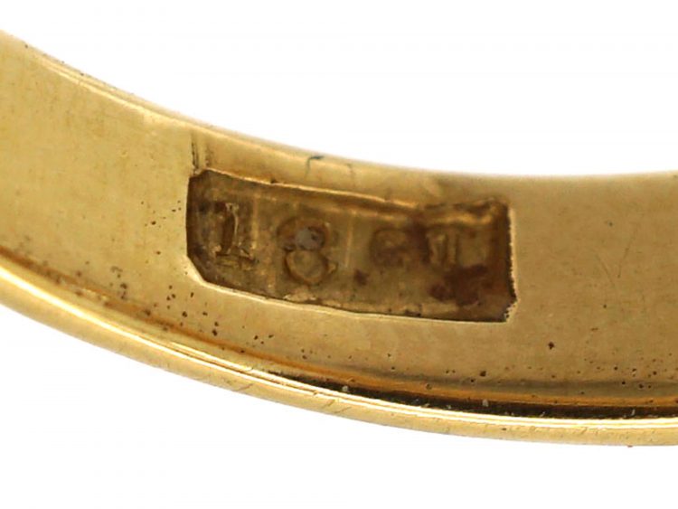 Victorian 18ct Gold Solitaire Diamond Ring