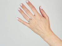 Edwardian 18ct Gold & Platinum, Diamond Daisy Cluster Ring