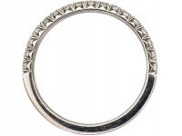 Platinum & Diamond Half Eternity Ring