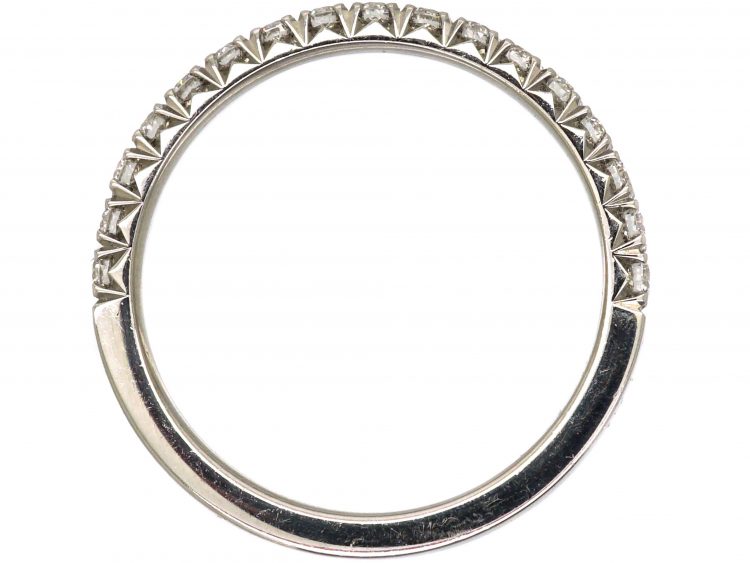 Platinum & Diamond Half Eternity Ring