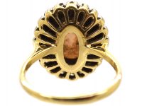 Large 18ct Gold, Opal & Diamond Cluster Ring