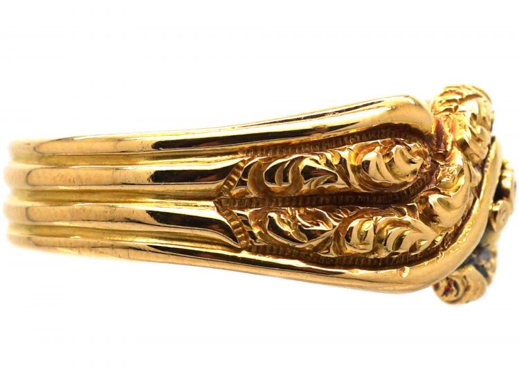 Edwardian 18ct Gold Keeper Ring