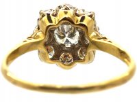 18ct Gold and Diamond Daisy Cluster Ring
