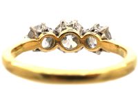 Early 20th Century 18ct Gold Three Stone Diamond Ring