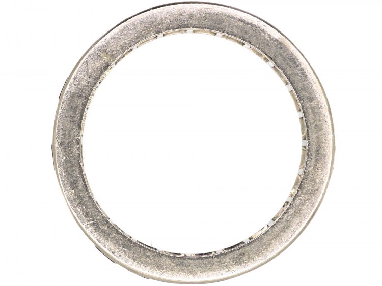 Art Deco French Platinum & Ruby Eternity Ring