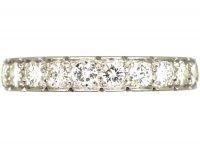 18ct Gold Half Eternity Ring set with Diamonds