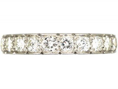 18ct Gold Half Eternity Ring set with Diamonds