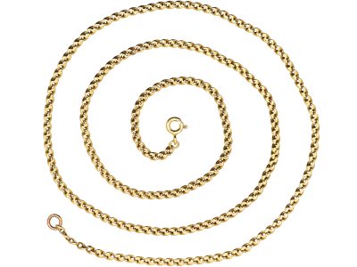 Victorian 15ct Gold Anchor Link Chain