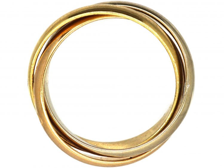 Le Must de Cartier 18ct Gold Russian Wedding Ring
