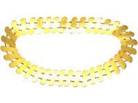 Mid 20th Century Silver & White Enamel Three Row Collar By JB Balruud