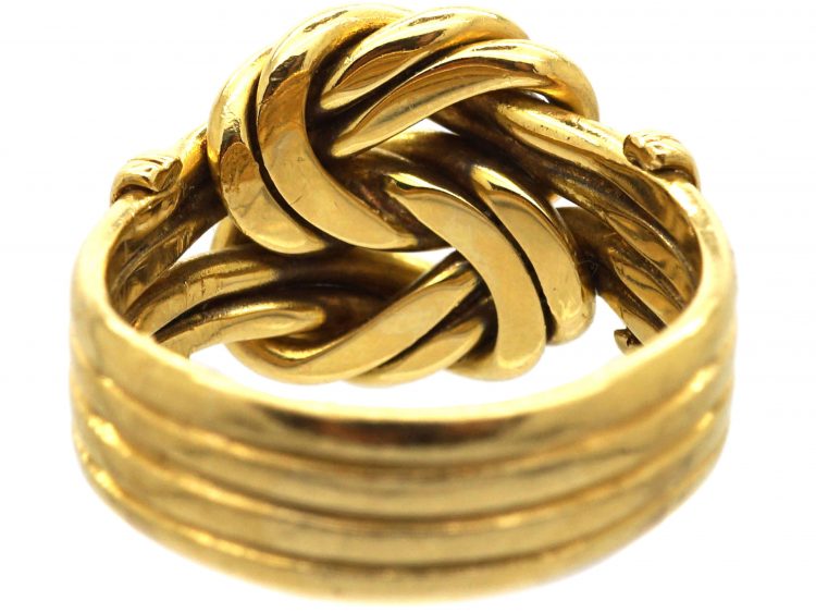 Edwardian 18ct Gold Knot Ring