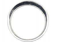 18ct White Gold Ring set with Baguette Diamonds