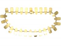 Silver & White Enamel Necklace by David Andersen