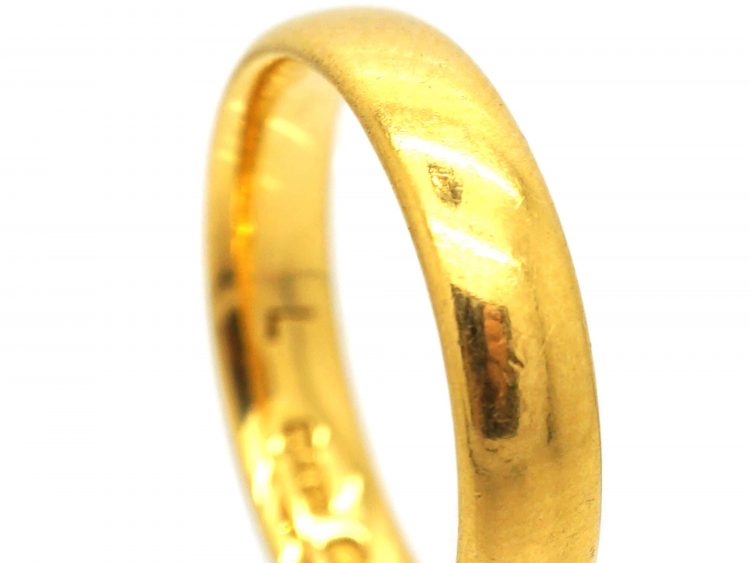 Early 20th Century 22ct Gold Wedding Ring