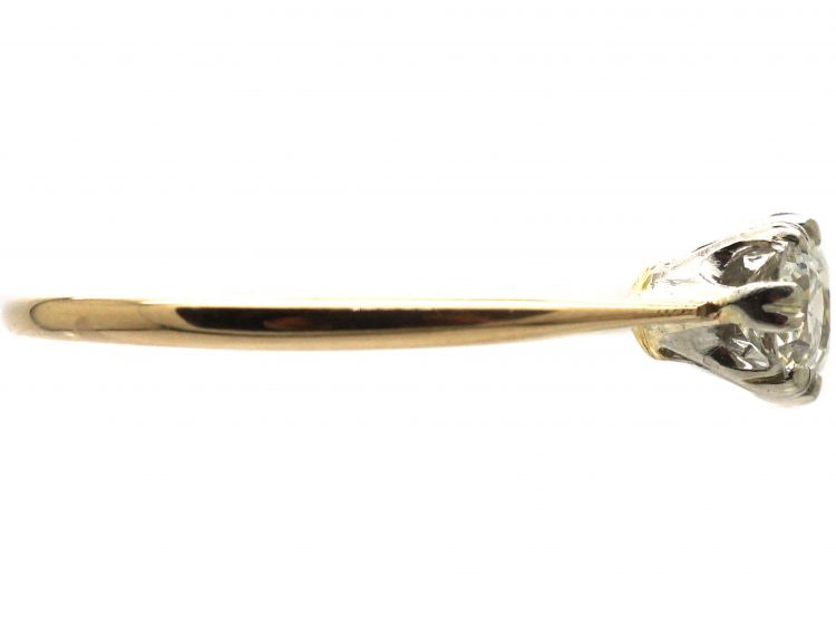 18ct Gold & Platinum, Three Stone Diamond Ring