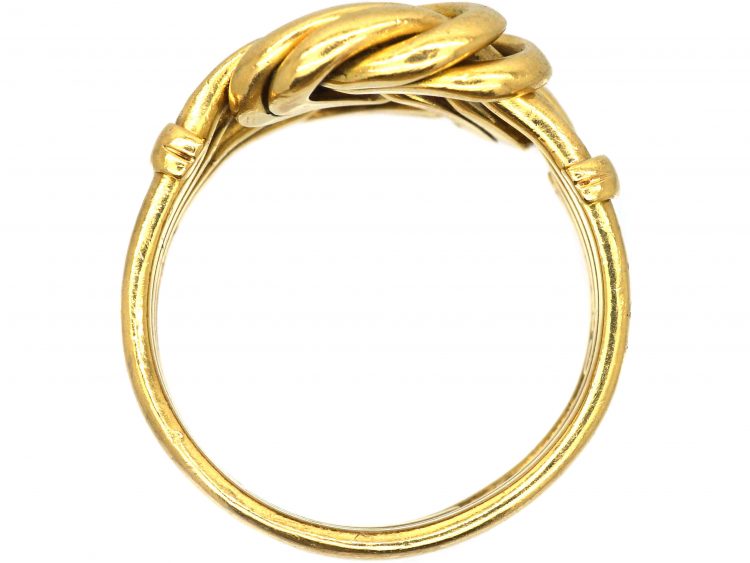 Edwardian 18ct Gold Knot Ring