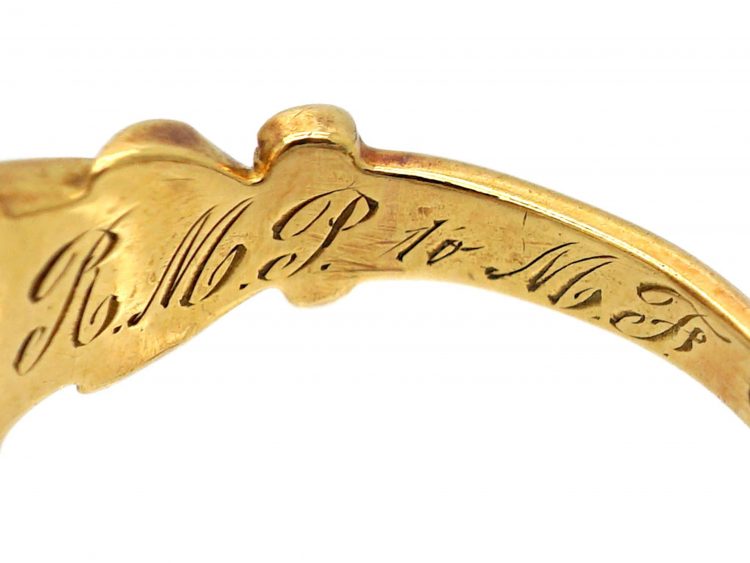 Edwardian 18ct Gold, Opal & Diamond Marquise Ring