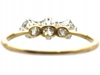 18ct Gold & Platinum, Three Stone Diamond Ring