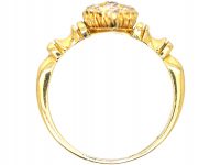 Victorian 18ct Gold Marquise Ring set with Diamonds