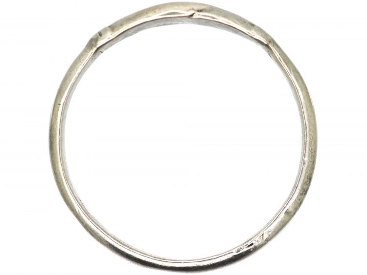 Early Georgian Silver Fede Ring