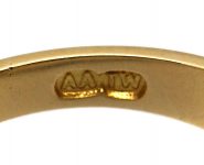 Victorian 18ct Gold, Ruby & Diamond Gypsy Ring