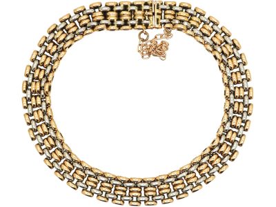 Edwardian 15ct Gold & Platinum Bracelet