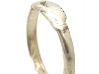 Early Georgian Silver Fede Ring