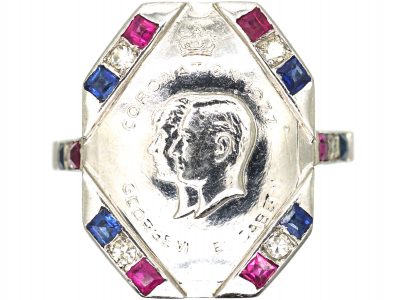 Platinum Coronation Ring for George VI & Elizabeth, the Queen Mother