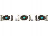 Silver & Turquoise Bracelet by Georg Jensen
