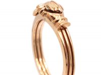 9ct Gold Clasped Hands Fede Ring