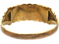 Regency 15ct Gold, Natural Split Pearl & Rose Diamond Ring