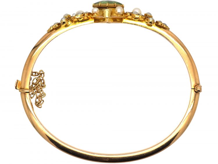 Edwardian 15ct Gold, Suffragette Bangle