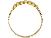 Regency 15ct Gold, Natural Split Pearl & Rose Diamond Ring