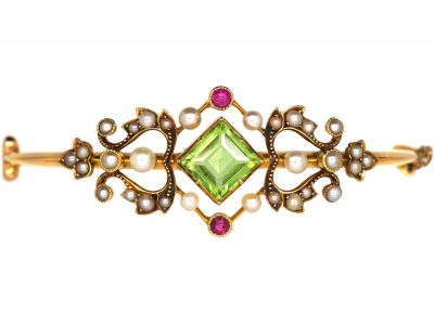 Edwardian 15ct Gold, Suffragette Bangle