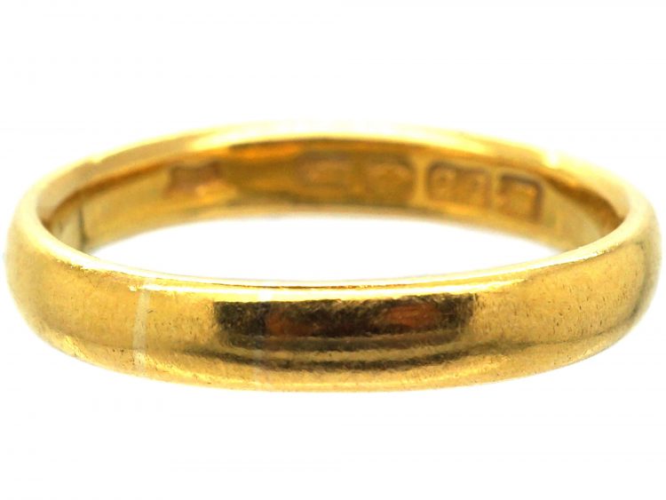 22ct Gold Wedding Ring Assayed in 1923