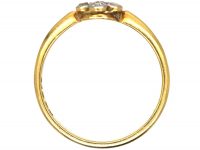 Edwardian 18ct Gold & Platinum, Diamond Cluster Ring