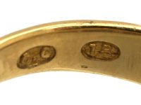 Victorian 18ct Gold, Three Stone Old Mine Cut Diamond Ring by Charles Green