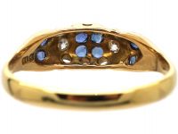 Edwardian 18ct Gold, Sapphire & Diamond Ring