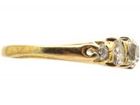 Victorian 18ct Gold, Seven Stone Old Mine Cut Diamond Ring