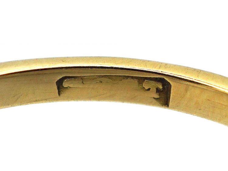 Edwardian 18ct Gold & Platinum, Opal & Diamond Ring